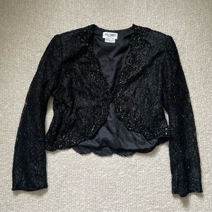 Vintage Brilliante By J.A Beaded Cardigan